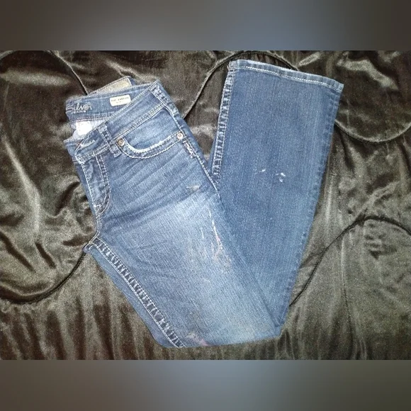Silver Jeans (flawed) - Picture 1 of 9